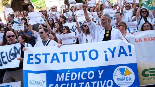 Huelga de m&eacute;dicos