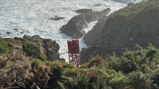 Baliza de EEUU encontrada en Galicia