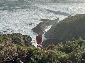 Baliza de EEUU encontrada en Galicia