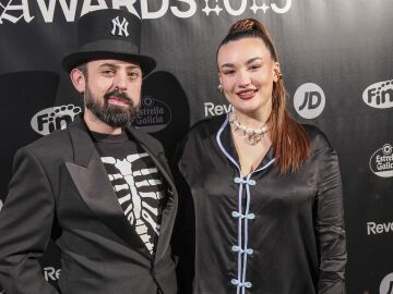 Eme de Amores y su marido, Muna, en un evento