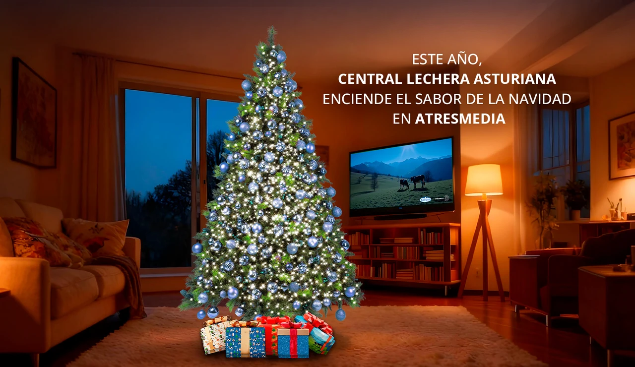 Central Lechera Asturiana enciende el sabor de la Navidad de Atresmedia