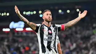 Sergio Ramos en un partido con el Monterrey Sergio Ramos en un partido con el Monterrey