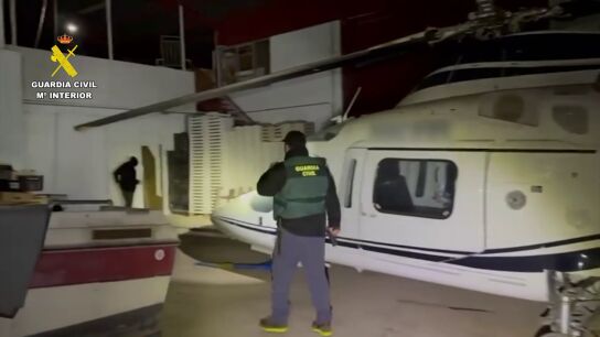 Detenidas seis personas por introducir hachis desde Marruecos con helic&oacute;pteros