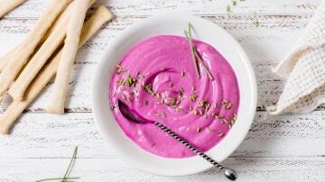 Crema de col lombarda