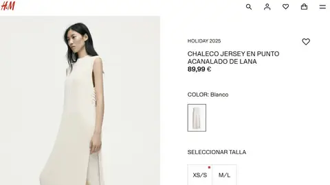 Chaleco jersey de HyM Chaleco jersey de HyM