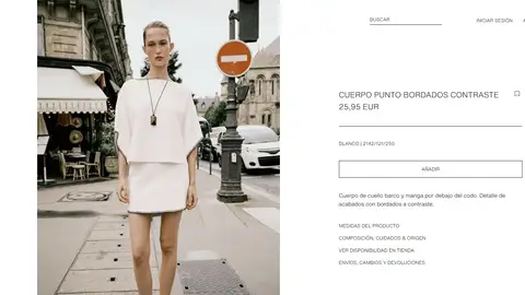 Cuerpo de punto de Zara Cuerpo de punto de Zara