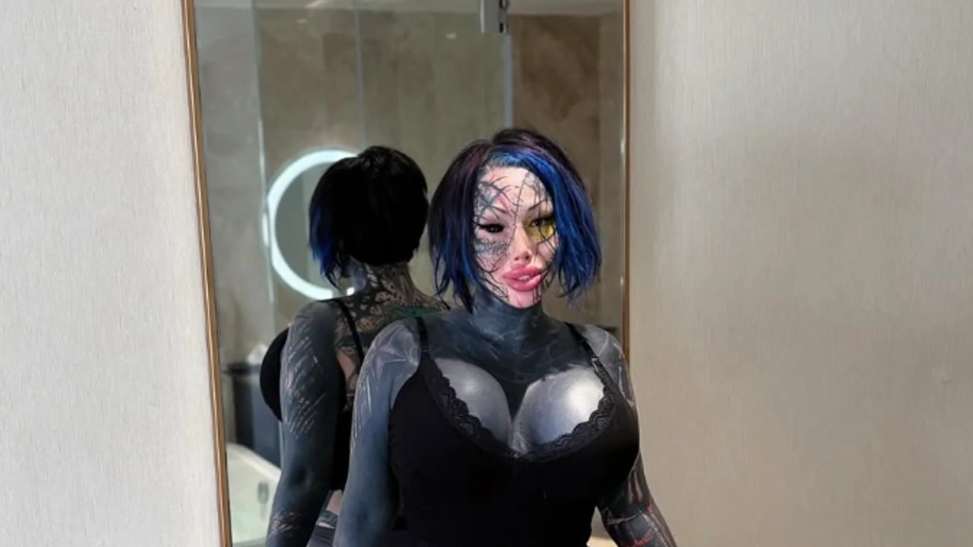 Imagen de archivo de la influencer Mary Magdalene. Imagen de archivo de la influencer Mary Magdalene.