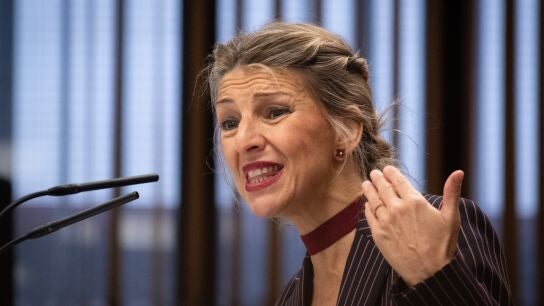 La vicepresidenta segunda y ministra de Trabajo y Econom&iacute;a Social, Yolanda D&iacute;az