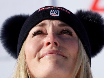 La emoción de Lindsey Vonn tras hacer historia en St. Moritz La emoción de Lindsey Vonn tras hacer historia en St. Moritz