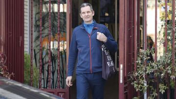 Iñaki Urdangarin a la salida del Centro Hogar Don Orione.