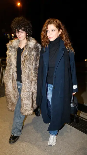 Juana Acosta en la despedida de Héctor Alterio Juana Acosta en la despedida de Héctor Alterio