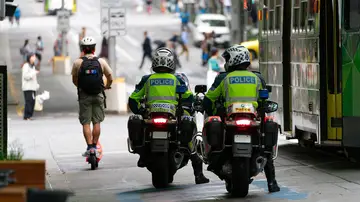 Imagen de archivo de la policía de Australia Imagen de archivo de la policía de Australia