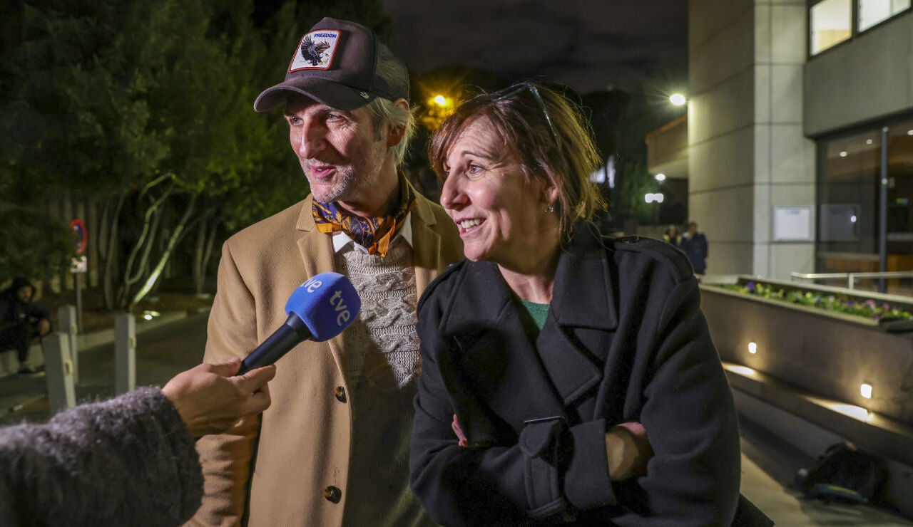 Imagen de Ernesto y Malena Alterio, hijos de H&eacute;ctor Alterio. 