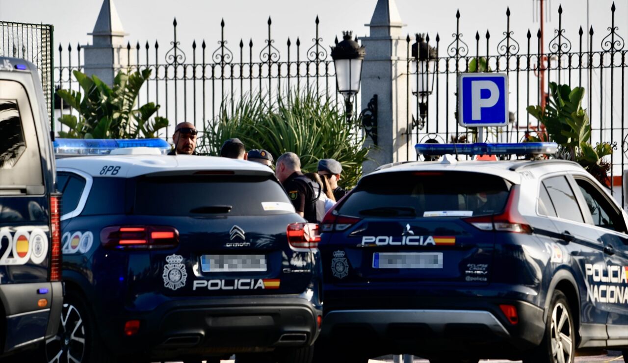 Imagen de la Polic&iacute;a Nacional en el Puerto de Ceuta 
