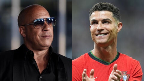 Vin Diesel y Cristiano Ronaldo