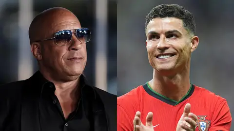 Vin Diesel y Cristiano Ronaldo Vin Diesel y Cristiano Ronaldo