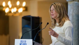 Imagen de la portavoz del PP en el Senado, Alicia Garc&iacute;a 