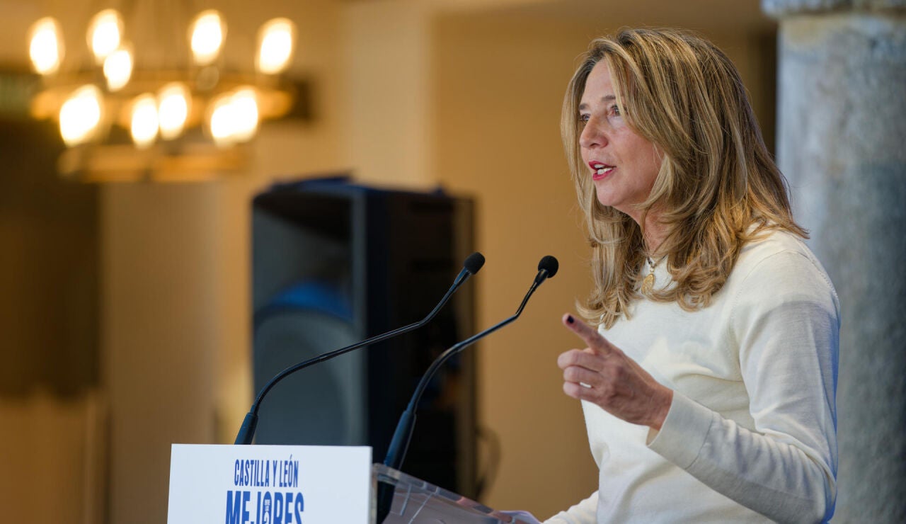 Imagen de la portavoz del PP en el Senado, Alicia Garc&iacute;a 