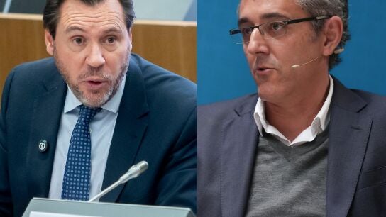 &Oacute;scar Puente y Eduardo Madina