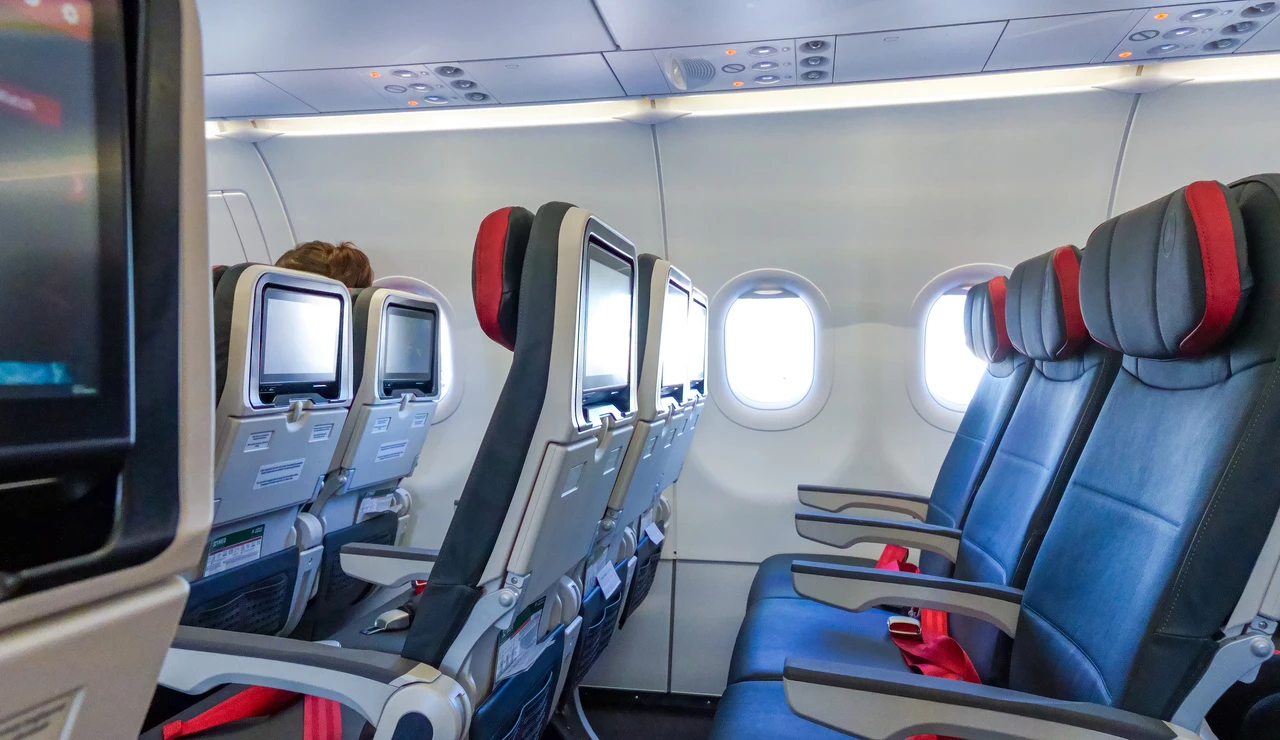 Asientos de un avión