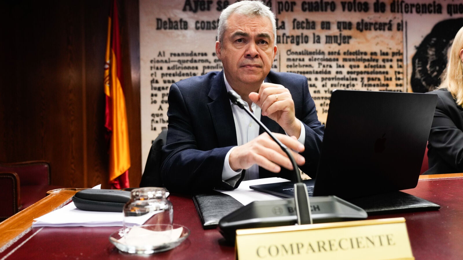 Santos Cerdán se acoge a su derecho de no declarar porque es 