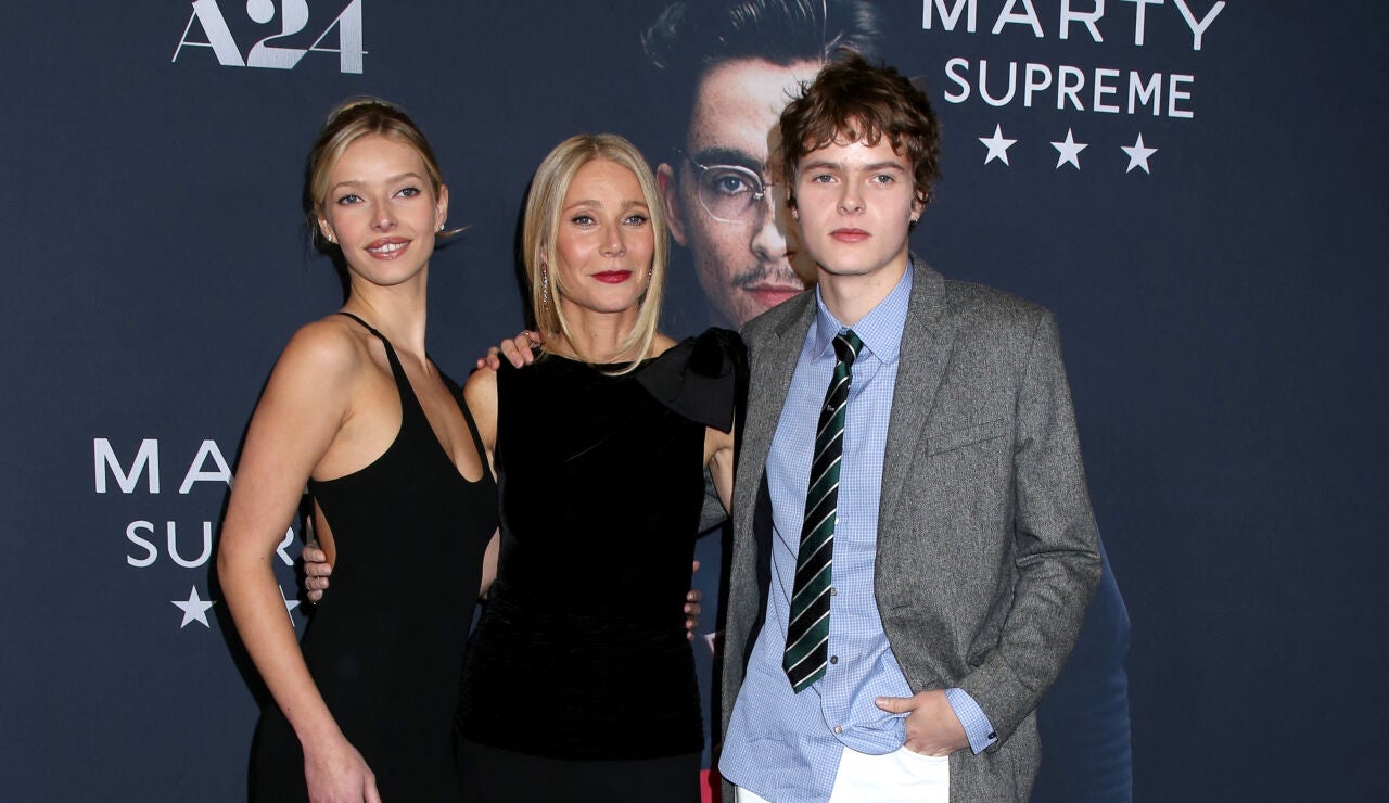 Gwyneth Paltrow y sus hijos Apple y Moses