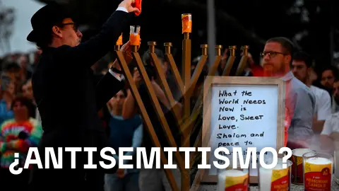 Imagen de archivo tras el atentado en Australia Antisemitismo