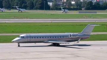 Un avión privado Un avión privado