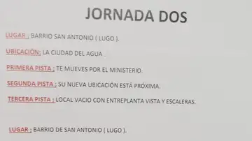 Pista a pista, en Lugo, el Gordo se esconde en las calles: "El premio es participar" Pista a pista, en Lugo, el Gordo se esconde en las calles: "El premio es participar"