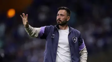 Davide Ancelotti en un partido con Botafogo Davide Ancelotti en un partido con Botafogo