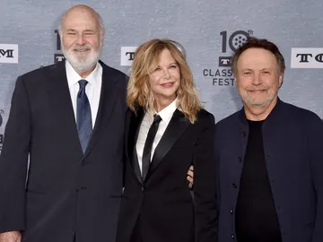 Rob Reiner, Meg Ryan y Billy Crystal Rob Reiner, Meg Ryan y Billy Crystal