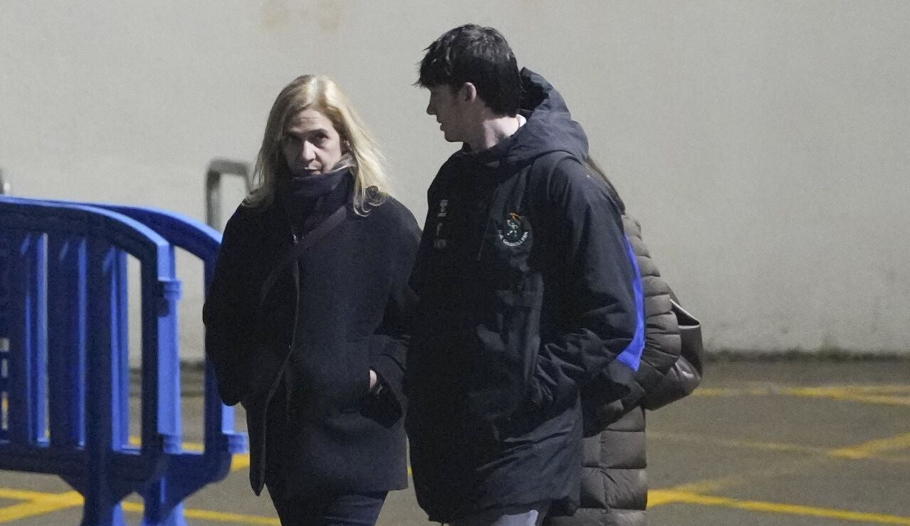 La infanta Cristina y su hijo Pablo Urdangarin