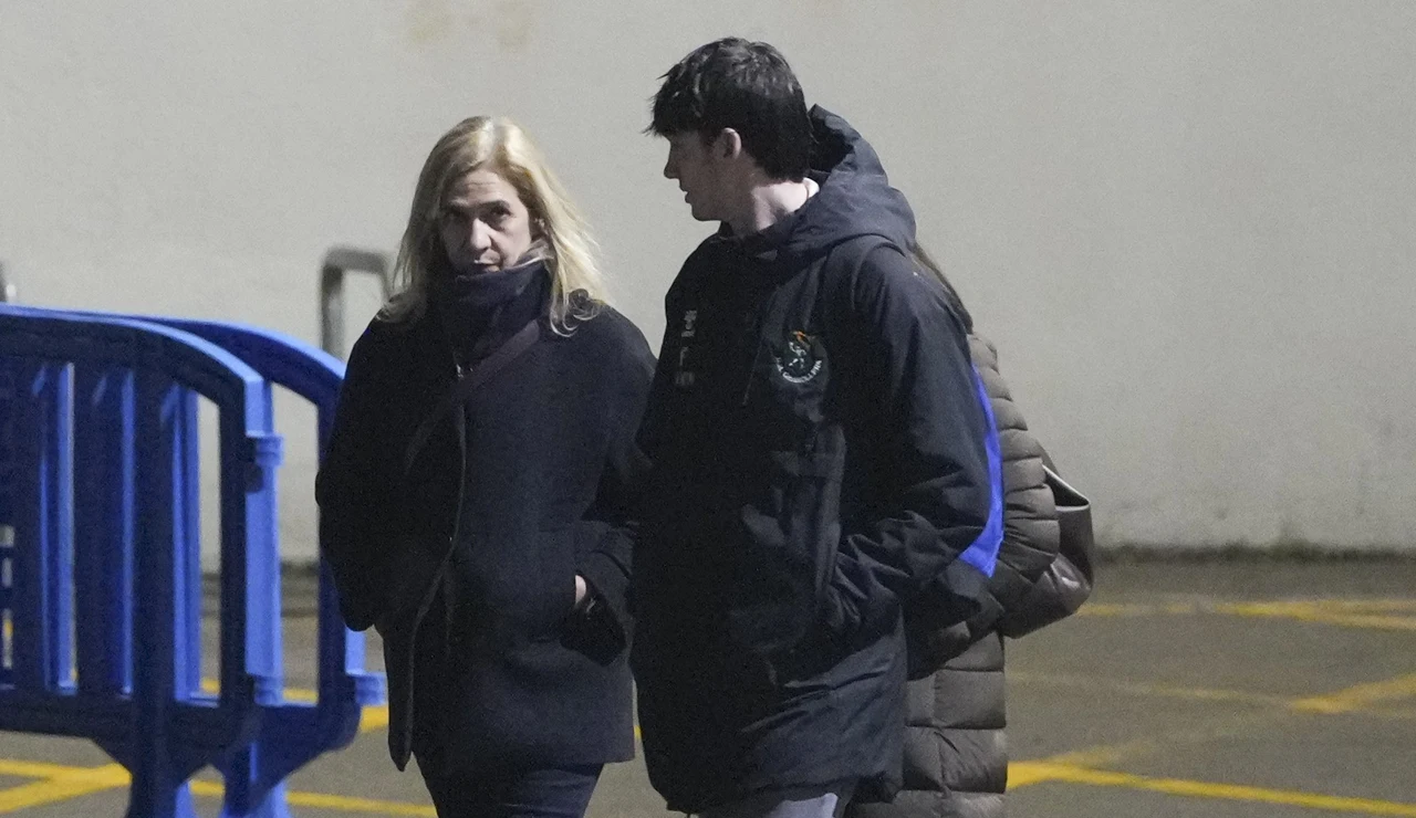 La infanta Cristina y su hijo Pablo Urdangarin