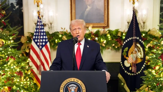 Trump da el discurso a la Nación Trump da el discurso a la Nación