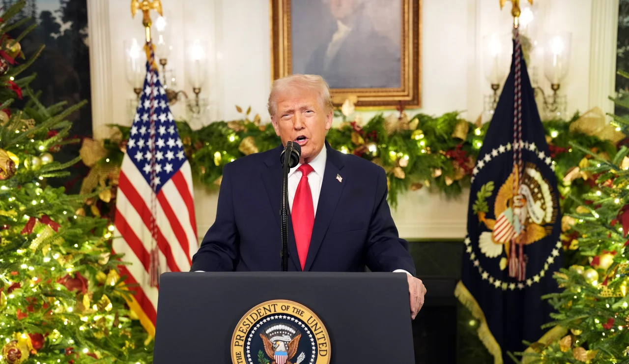 Trump da el discurso a la Nación