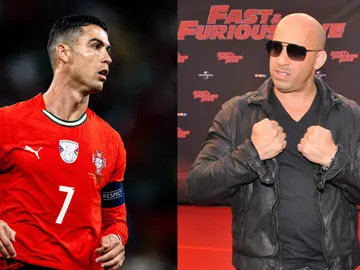 Cristiano Ronaldo y Vin Diesel Cristiano Ronaldo y Vin Diesel