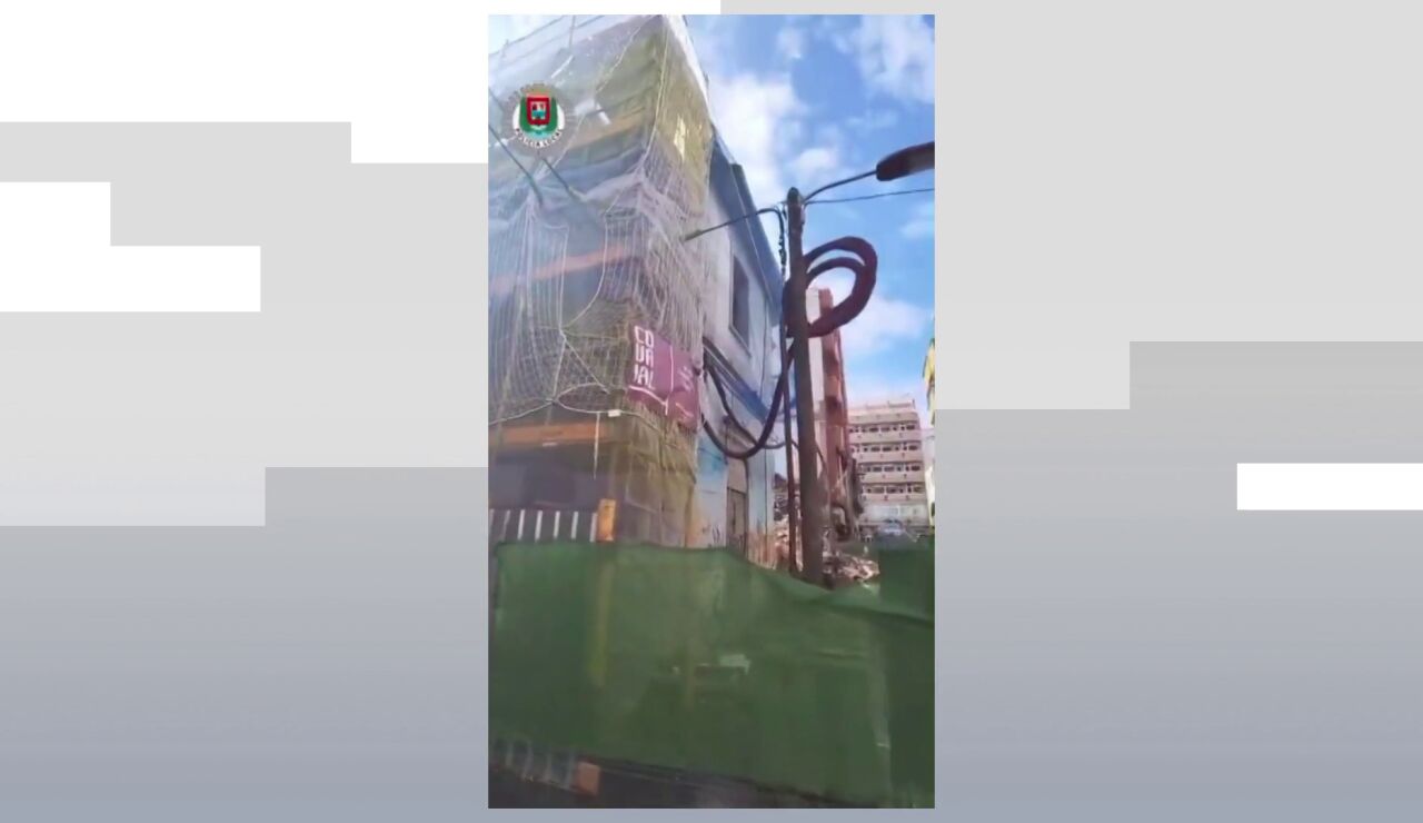 Desalojados 32 vecinos en el centro de las Palmas de Gran Canaria por riesgo de derrumbe