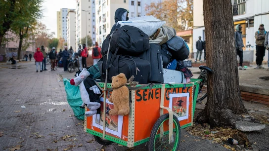 Imágenes de los desalojados Imágenes de los desalojados