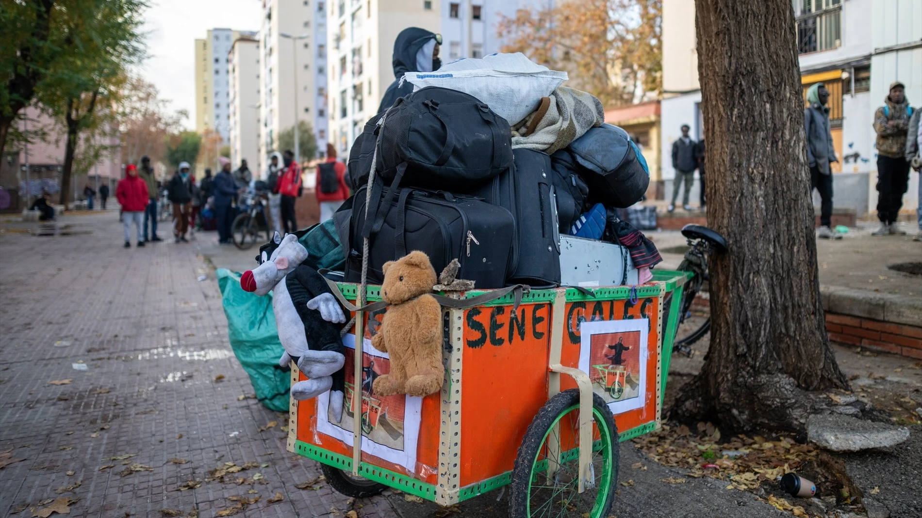 Imágenes de los desalojados Imágenes de los desalojados