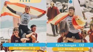 Sol Borelli y Dylan Donegan, campeones del mundo j&uacute;nior en Per&uacute;