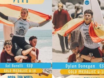 Sol Borelli y Dylan Donegan, campeones del mundo j&uacute;nior en Per&uacute;