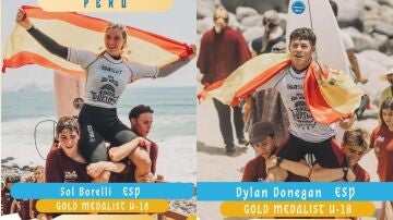 Sol Borelli y Dylan Donegan, campeones del mundo j&uacute;nior en Per&uacute;