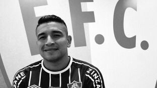 El futbolista del Barcelona SC Mario Pineida