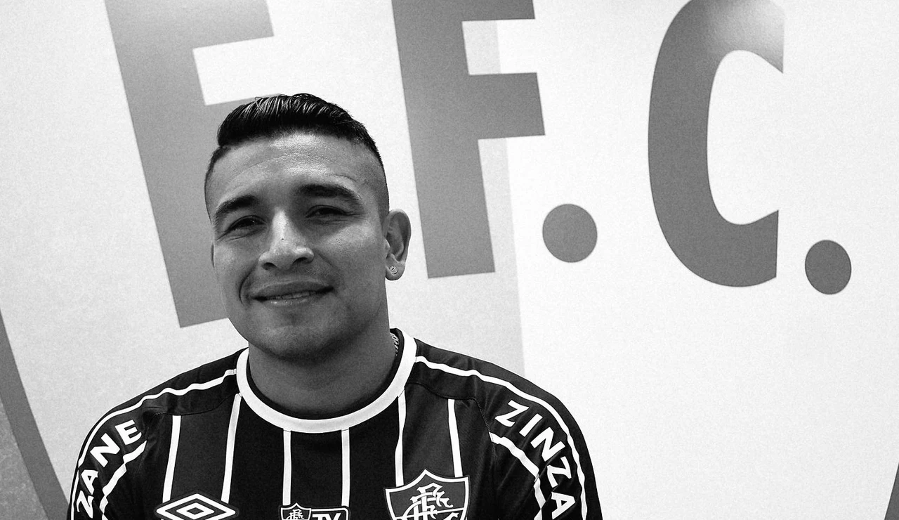 El futbolista del Barcelona SC Mario Pineida