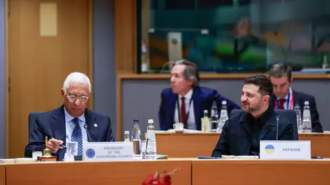 Zelensky y el presidente del Consejo Europeo, Antonio Costa Zelensky y el presidente del Consejo Europeo, Antonio Costa