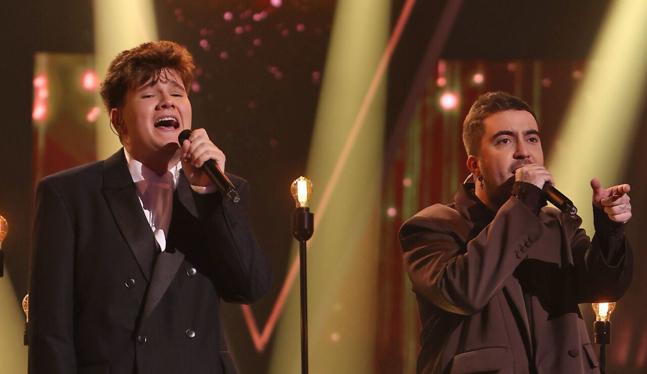 Beret y Oihan en La Final de La Voz