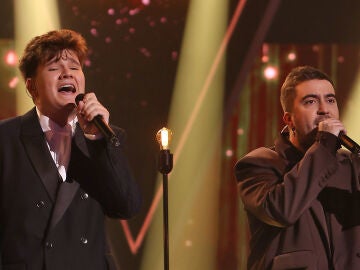 Beret y Oihan en La Final de La Voz