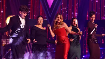 Edurne junto a los finalistas en La Final de La Voz Edurne junto a los finalistas en La Final de La Voz