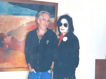 Imagen de Jeffrey Epstein y Michael Jackson