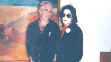 Imagen de Jeffrey Epstein y Michael Jackson
